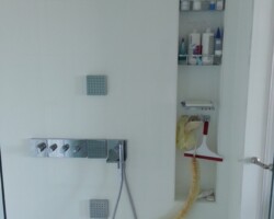 Custom made niche.