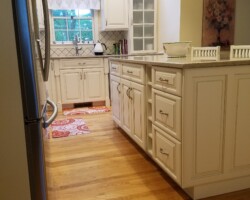 Custom designed kitchen.