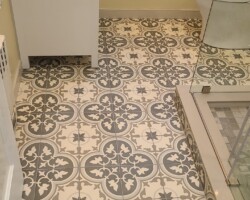 Beautiful floor tiles and installation.