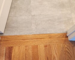 No threshold and seamless transition.