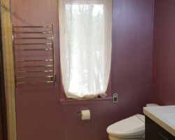 Complete remodeling with shower relocation.
