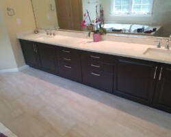 New porcelain floor tiles 12x24.