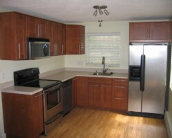 Complete kitchen remodeling.