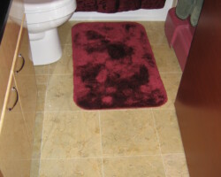 Marble flooring.