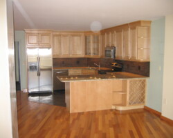 New kitchen cabinets.